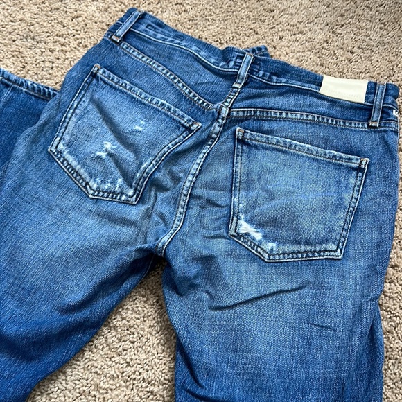 Liya high rise classic fit crop , premium vintage - Picture 4 of 5